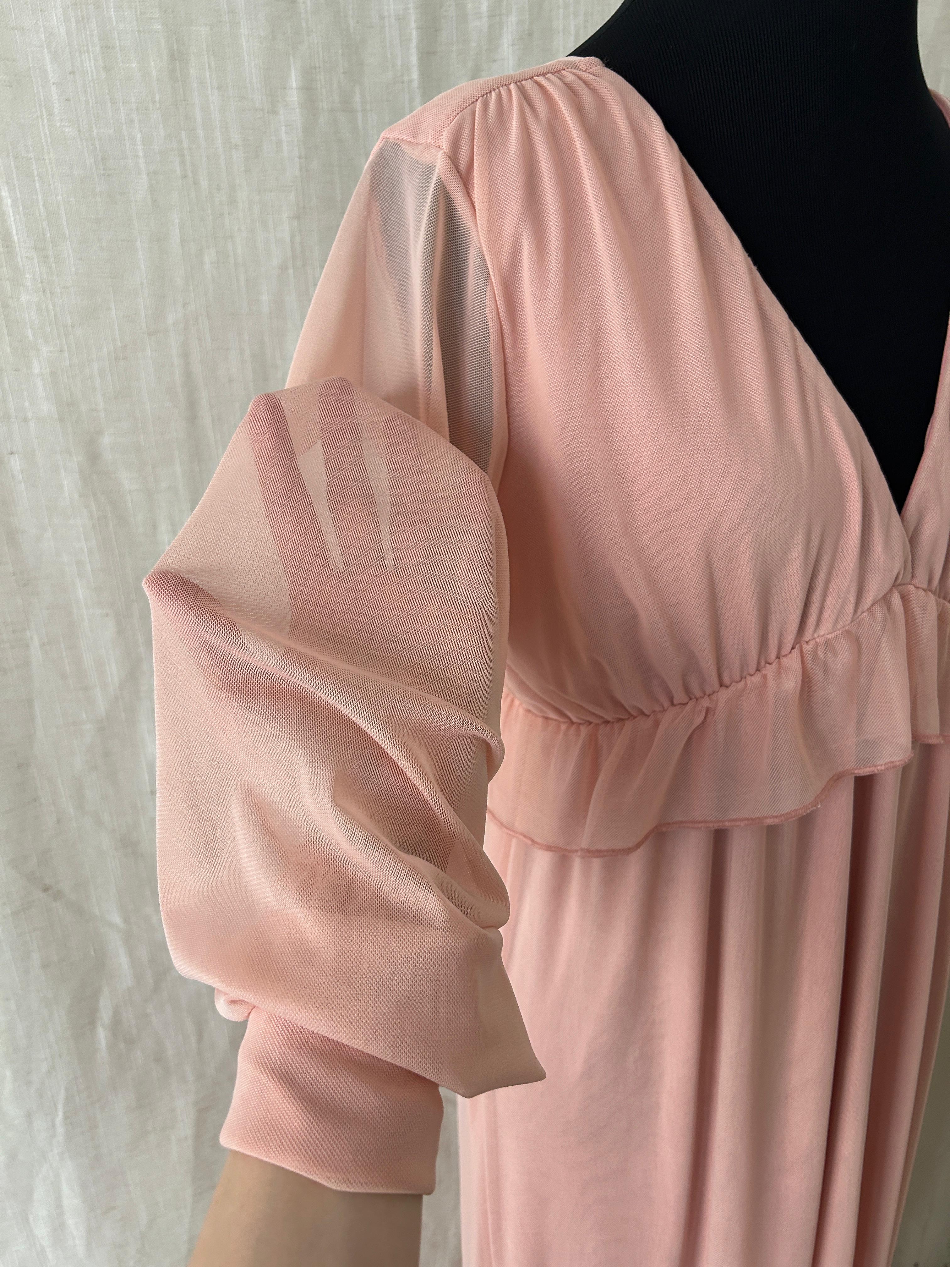 Vestido de Tule Rosa