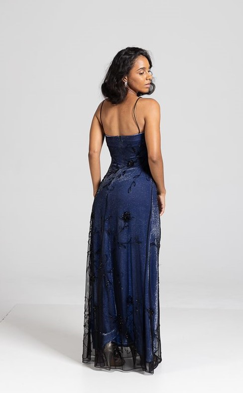 Vestido Vintage Festa Bordado