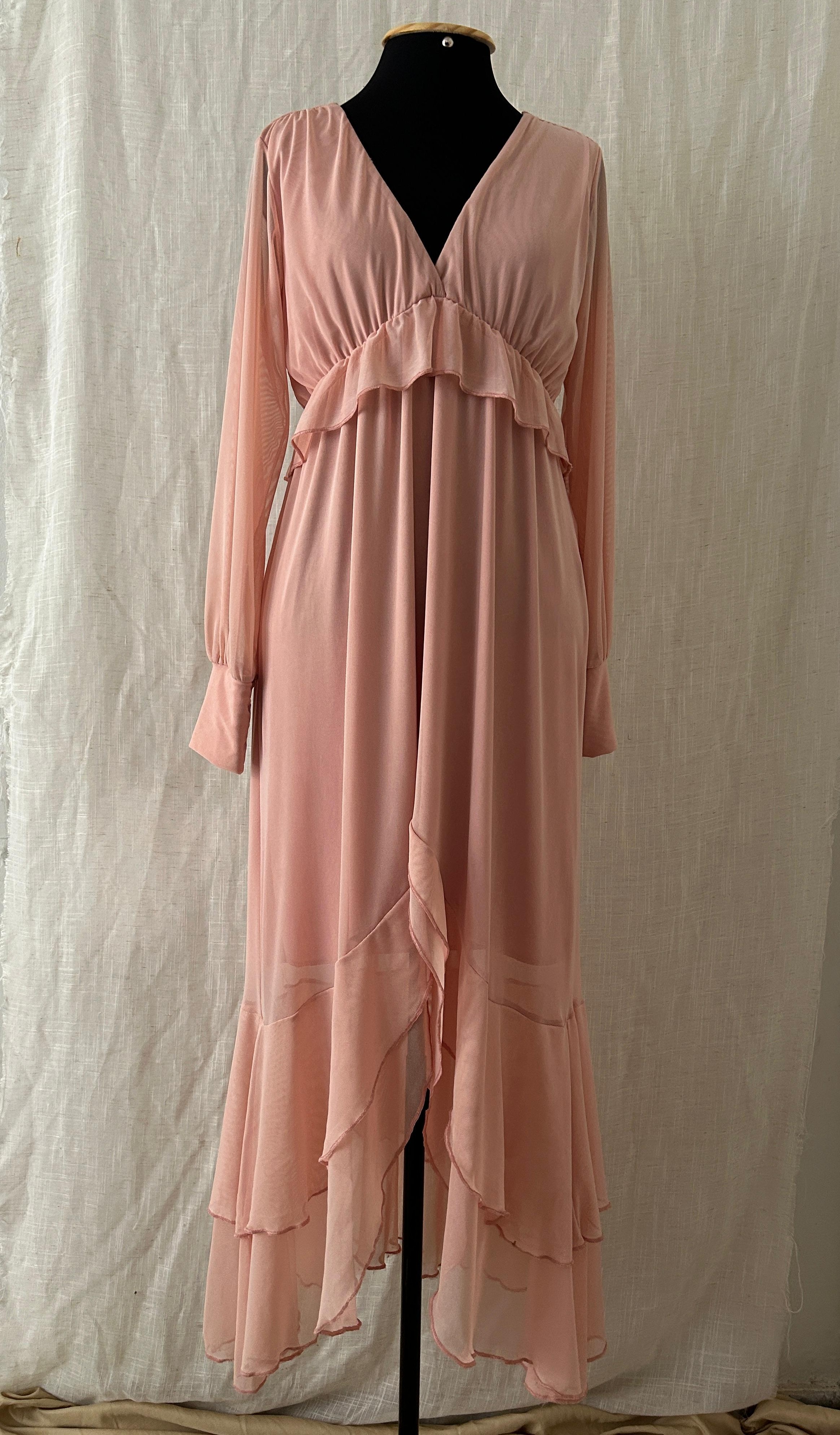 Vestido de Tule Rosa