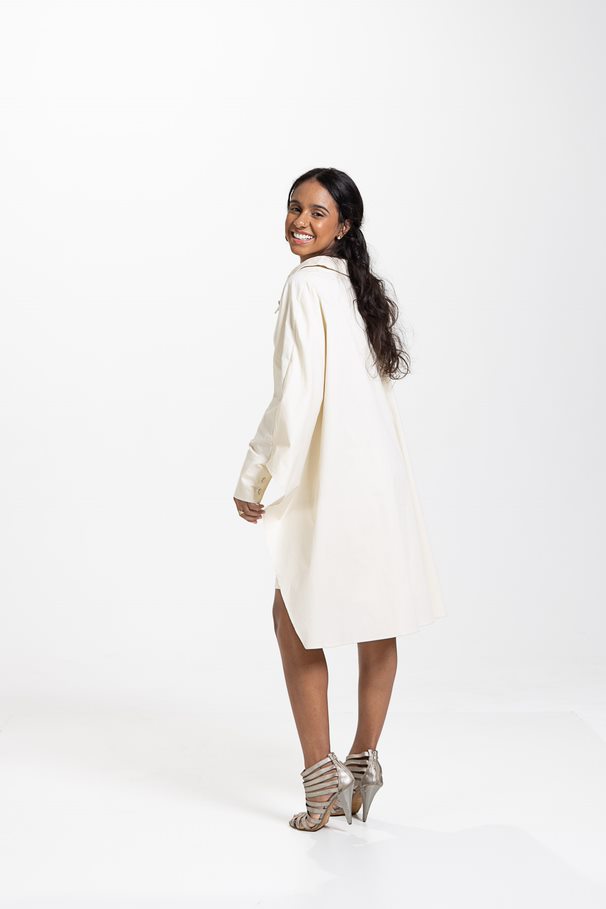 Vestido Capa Off White