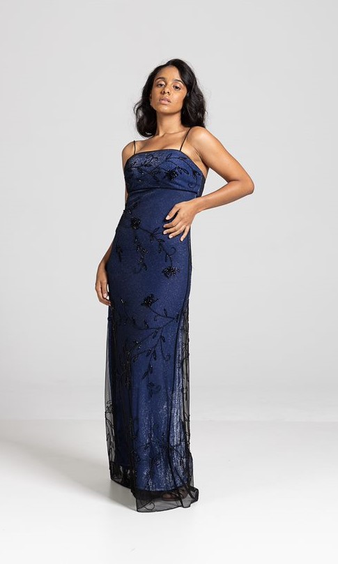 Vestido Vintage Festa Bordado