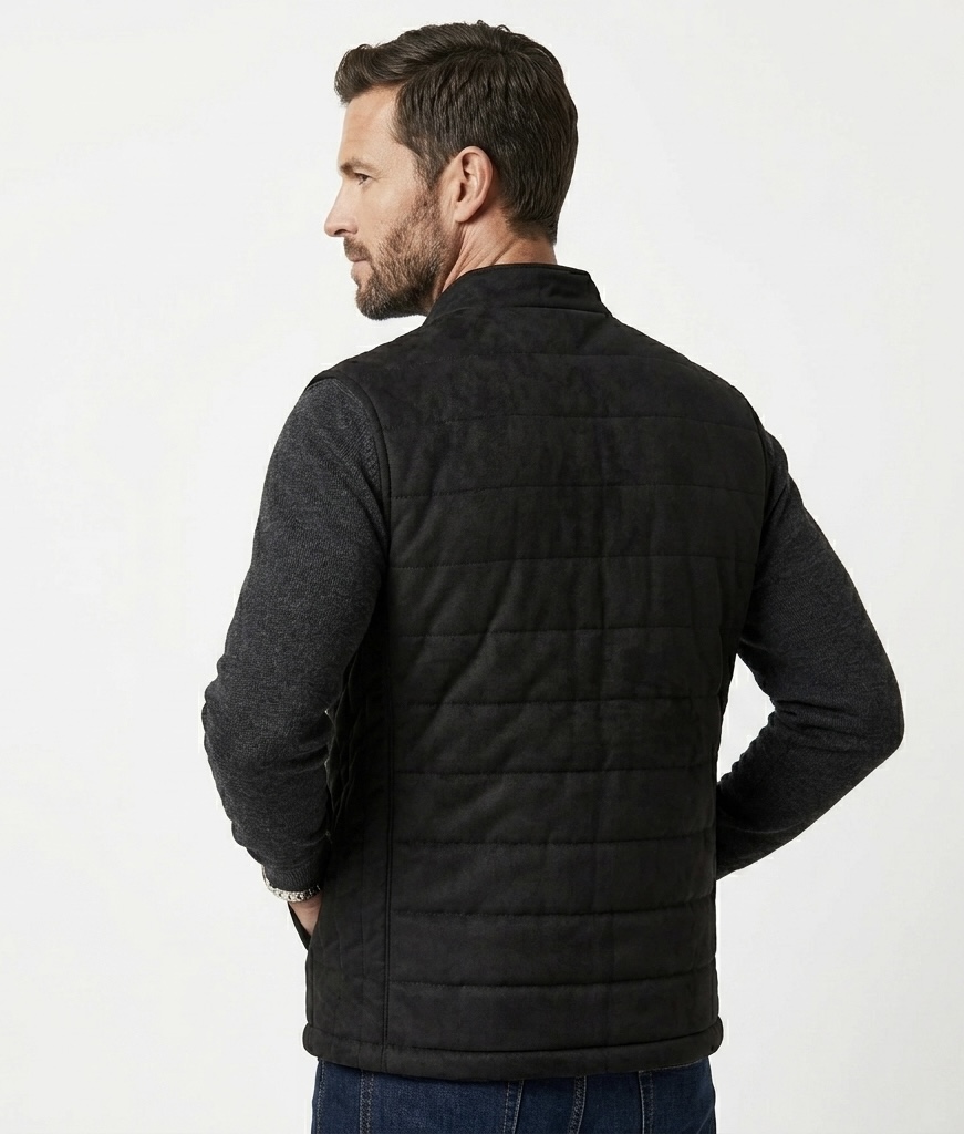 Essential Quilted Zip Vest 