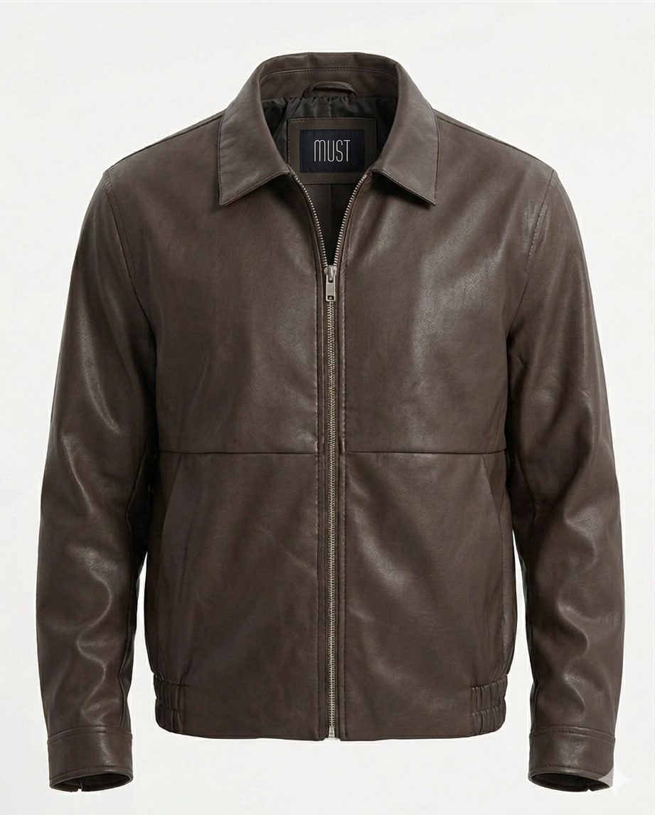 Classic Brown Leather Jacket