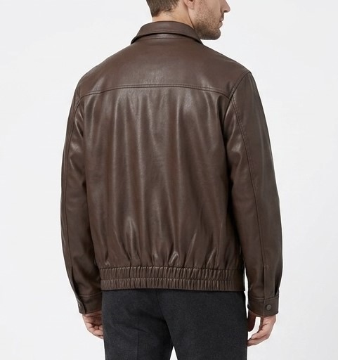 Classic Brown Leather Jacket