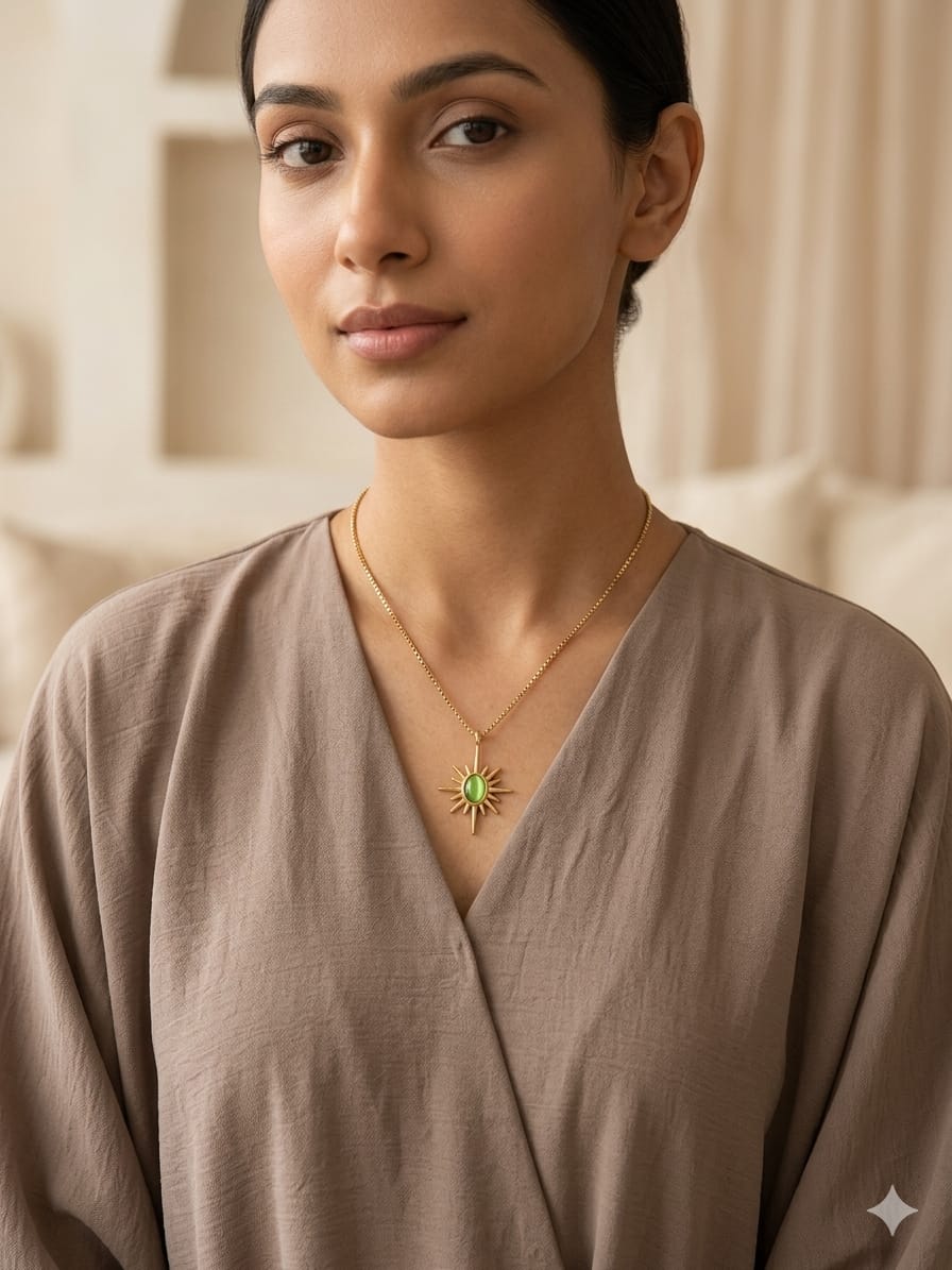 Gold plated necklace