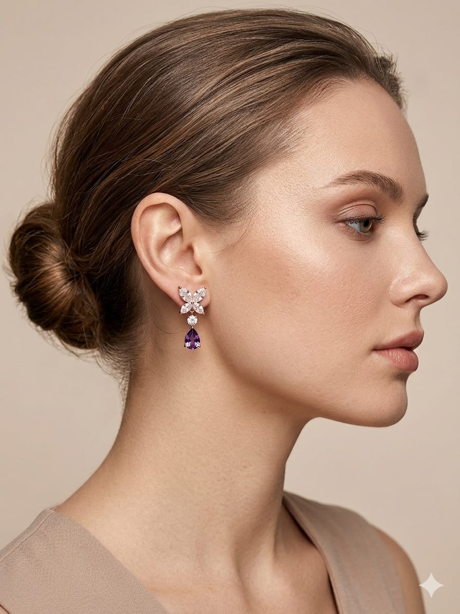 Aesthetic American Diamond Earrings