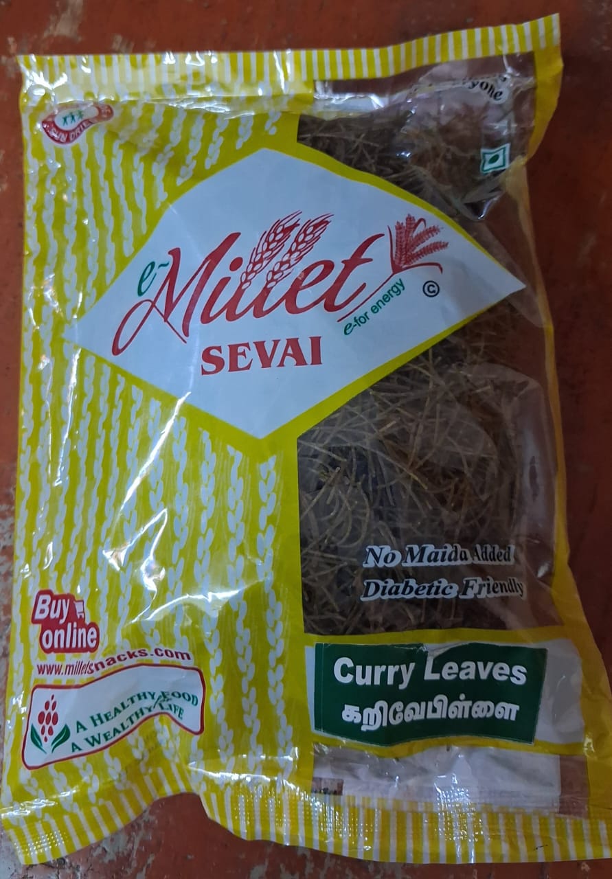 சிறுதானியத்தில் கருவேப்பிலை சேர்த்த சேமியா