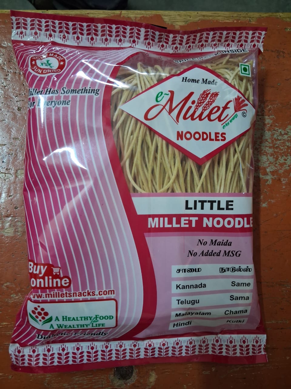 சிறு தானியத்தில் செய்த நூடுல்ஸ்