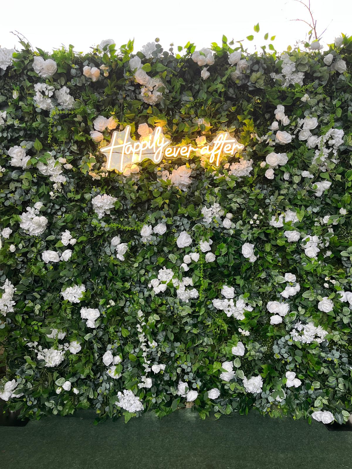 Floral Greenery Wedding Backdrop