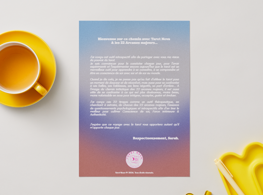 22 tirages introspectifs inspirés des 22 Arcanes Majeurs
