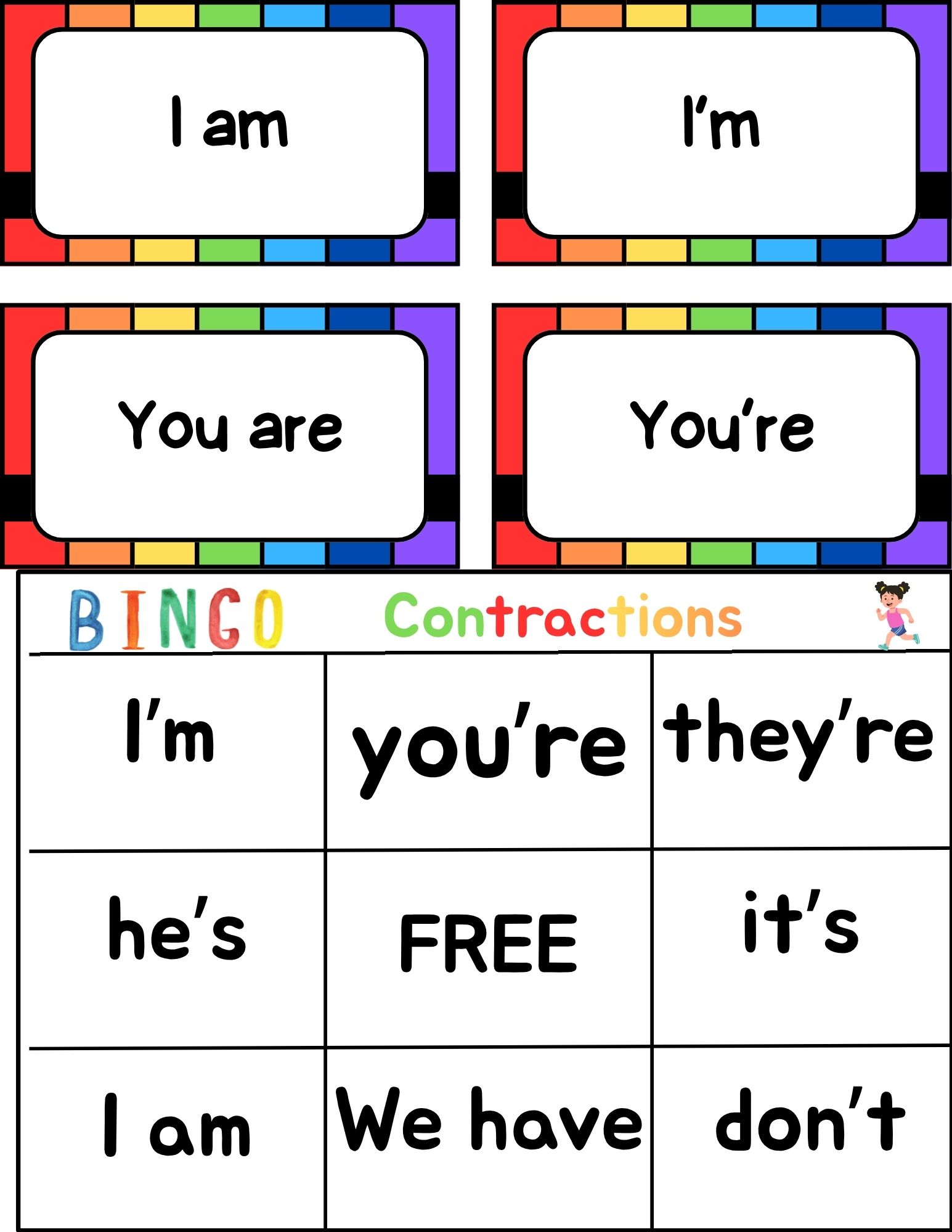 Contraction Activities Games