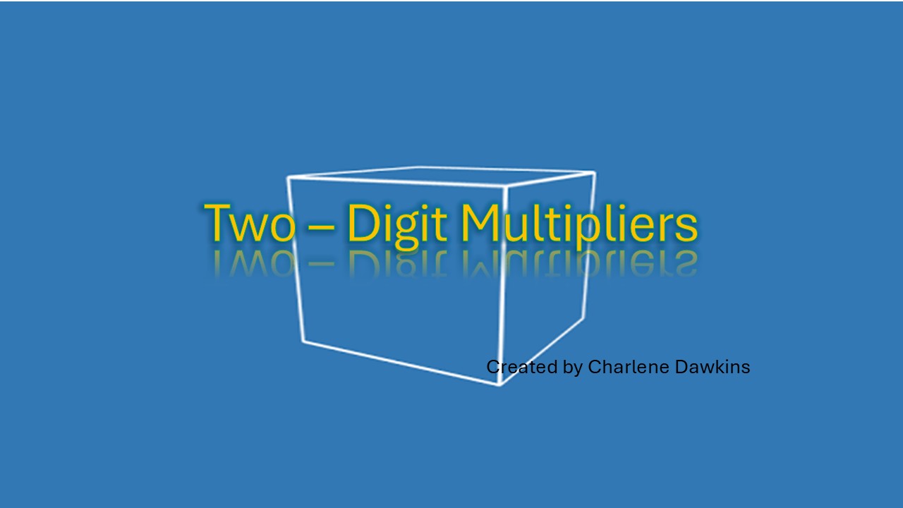 Two-Digit Multipliers PowerPoint