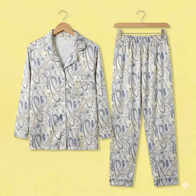 Satin  Pajamas One Size M