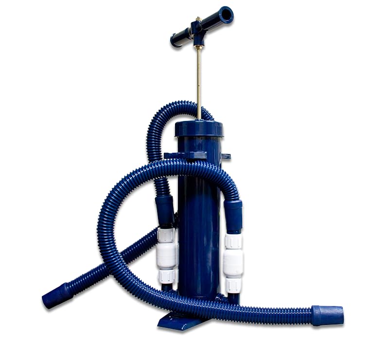 RectorSeal Mighty Pump 97795 Hand Operated A/C Condensate Pump, Easy Application, Lightweight & Heavy Duty PVC, Clears Slime, Mold, and Dirt, Easy Application, HVAC