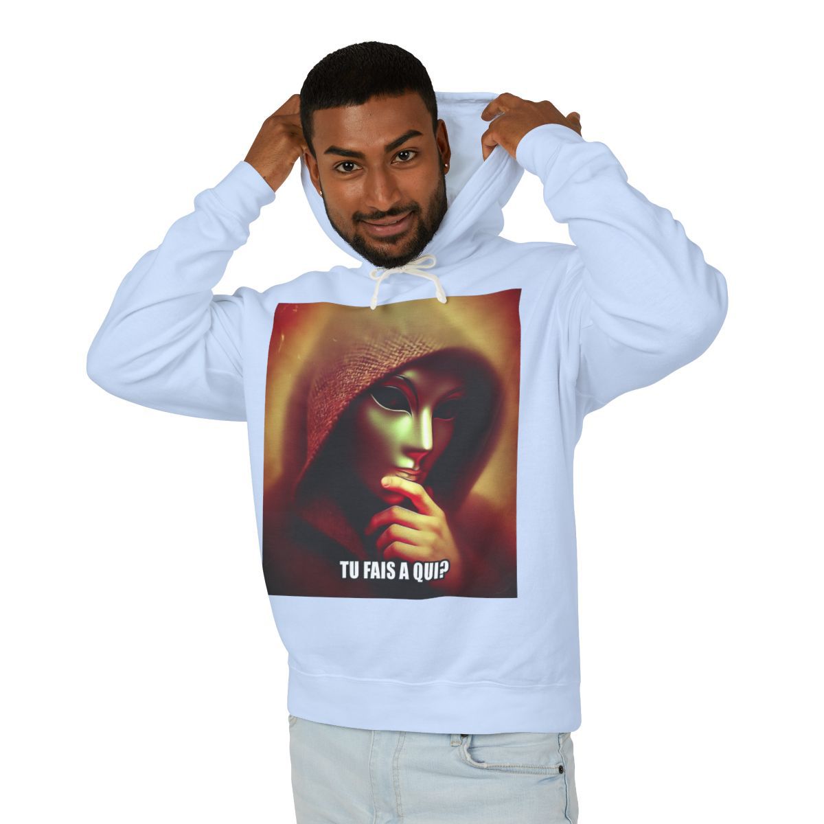 Pull-over coton ouate tu fais à qui unisexe 