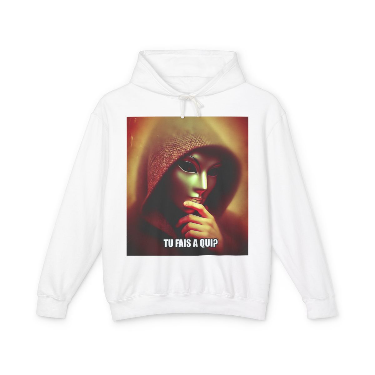 Pull-over coton ouate tu fais à qui unisexe 