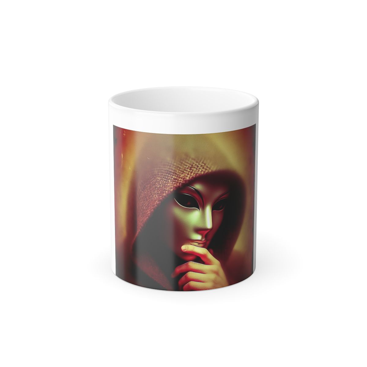 Tasse à café au masque
