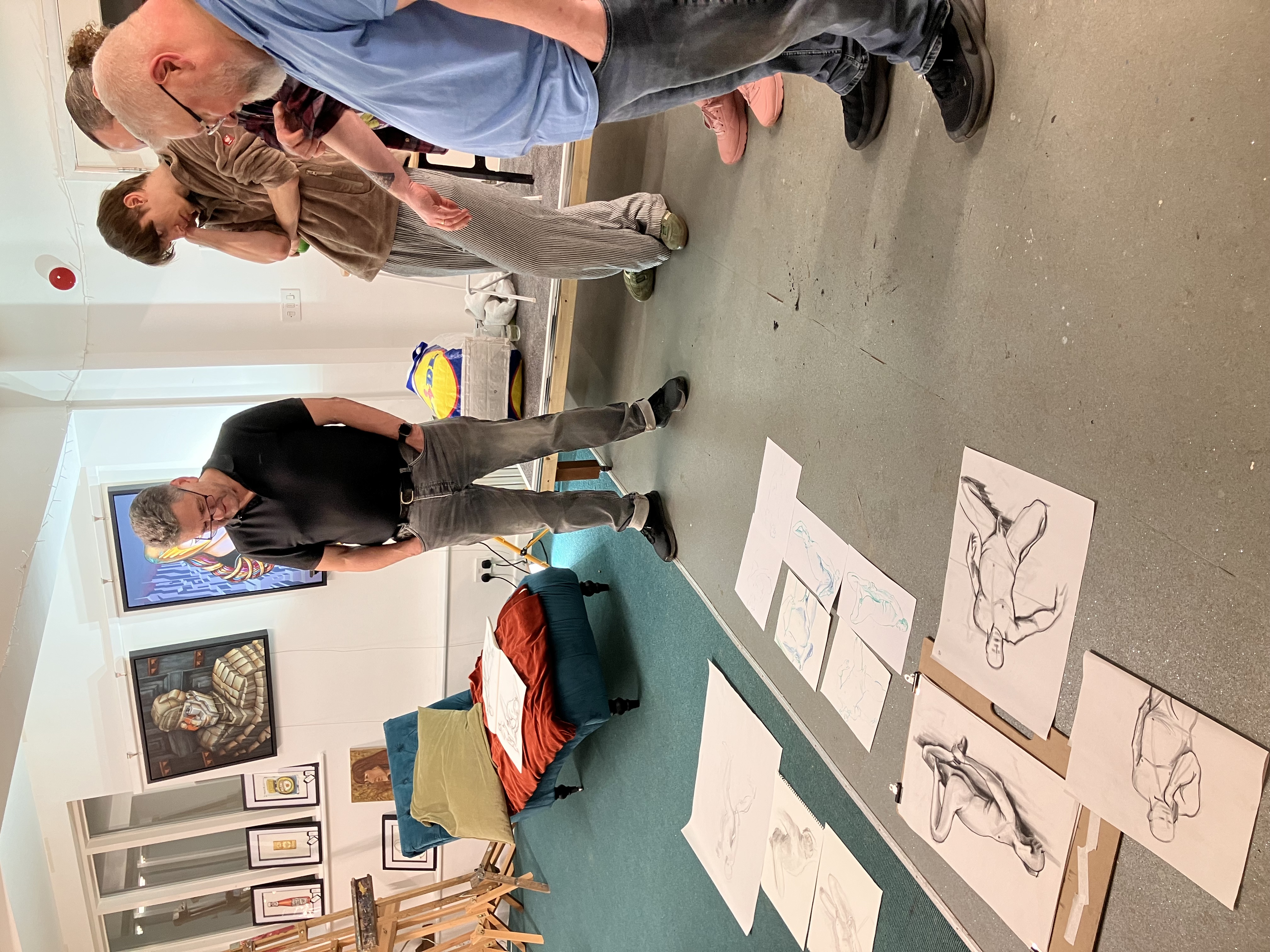 'Life Drawing': life art studio 4 sessions