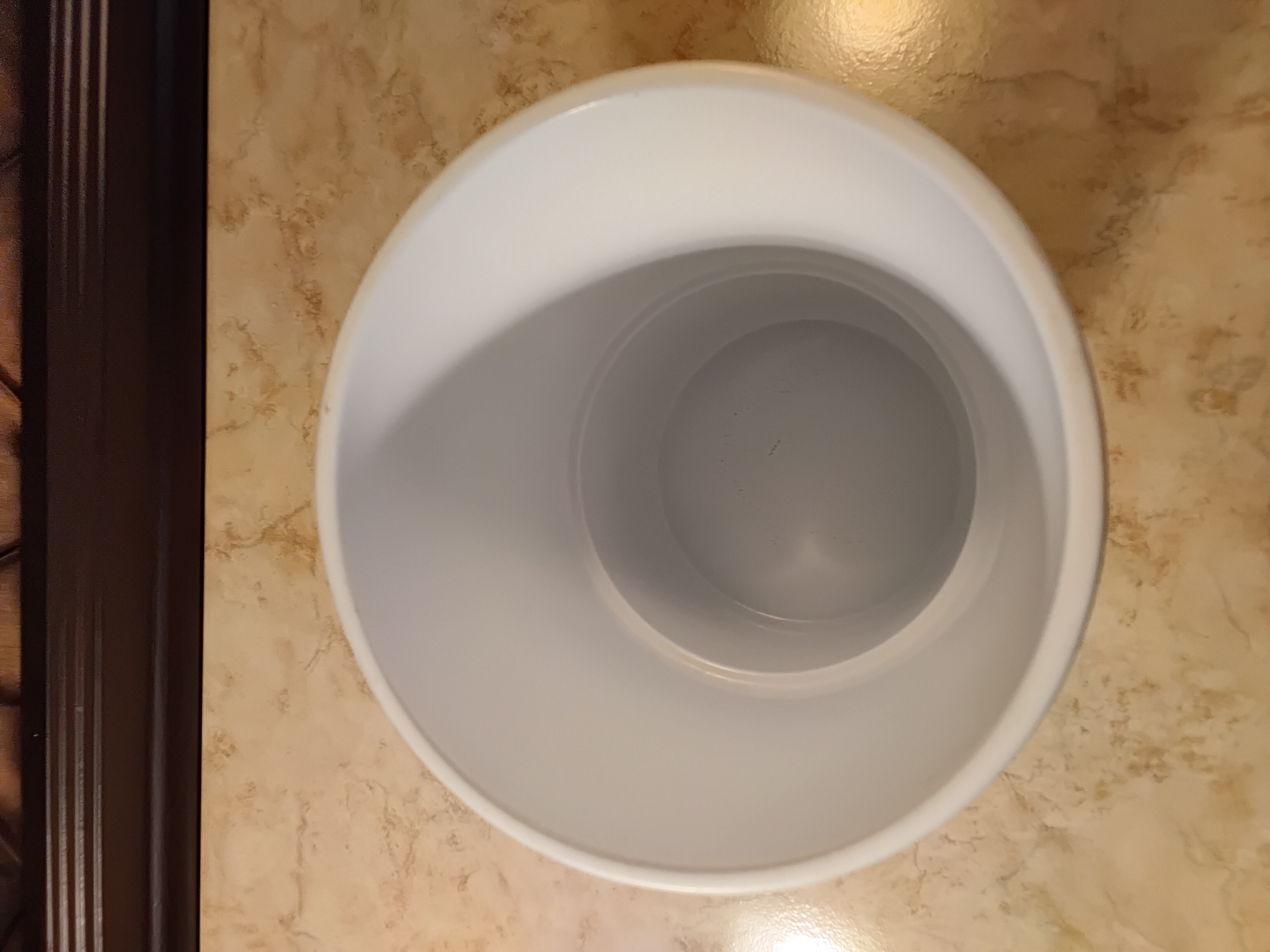 MCM German Ceramic Planter Pot- White 