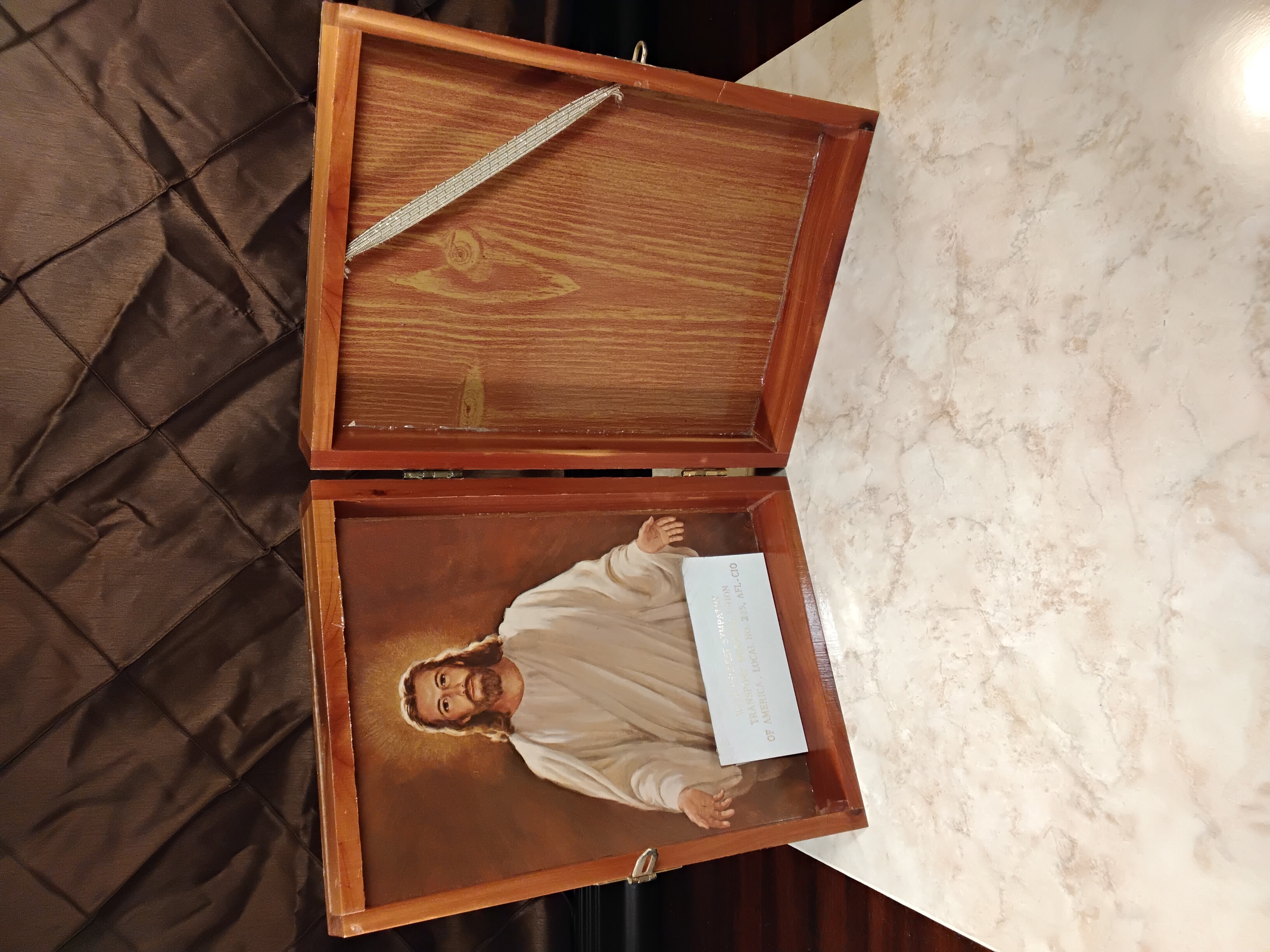 Miniature At Home Prayer Alter -  Bible & Cross 5 Piece Set 