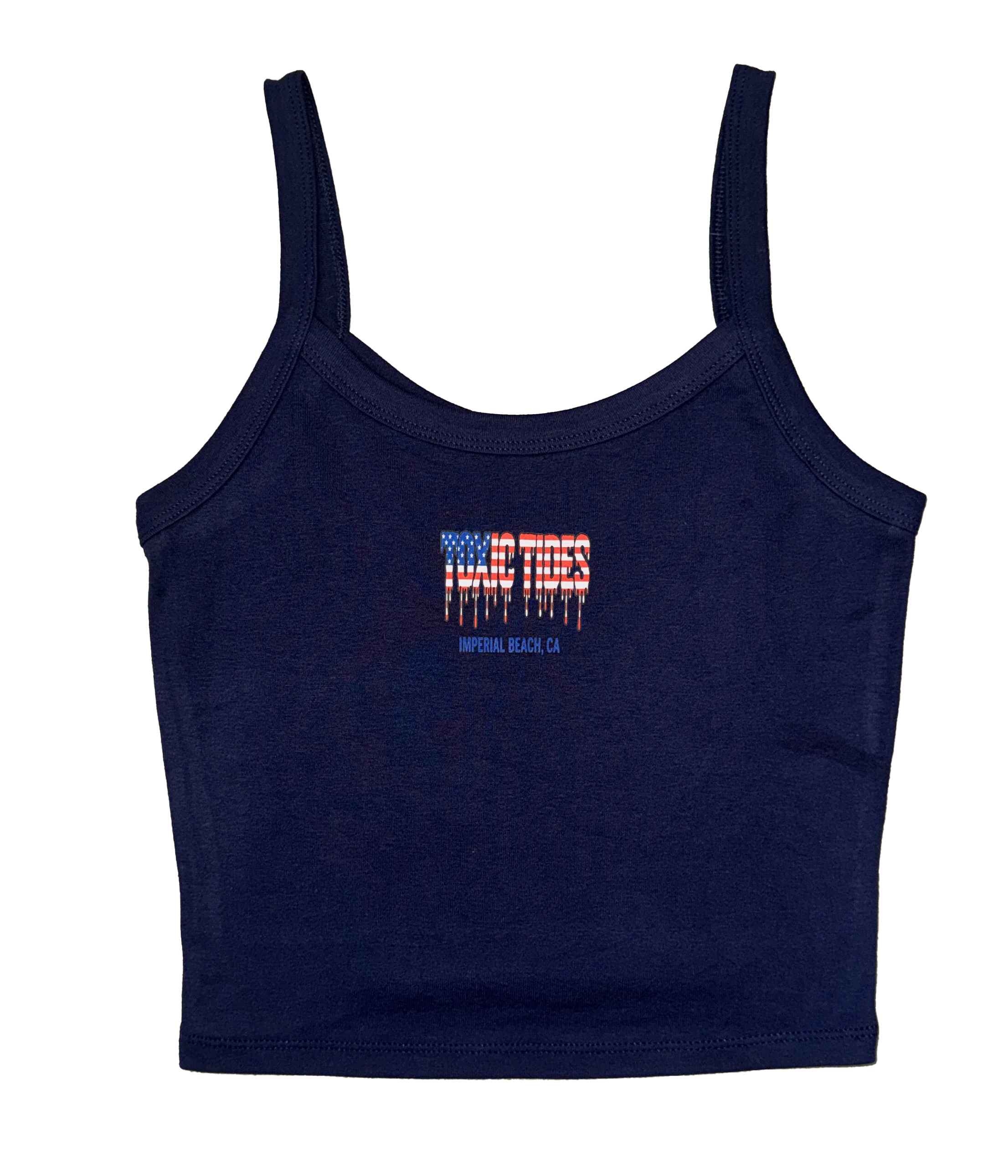 Toxic Americana Crop Tank  - Women