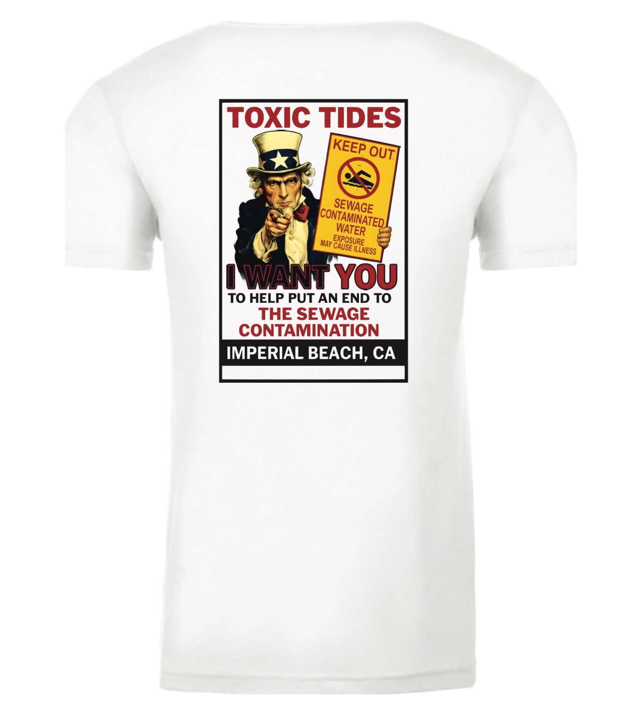 Uncle Sam Clean Water Tee