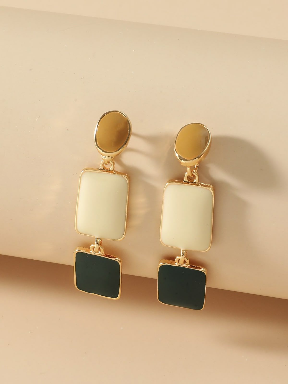 Geometric Drop Earrings