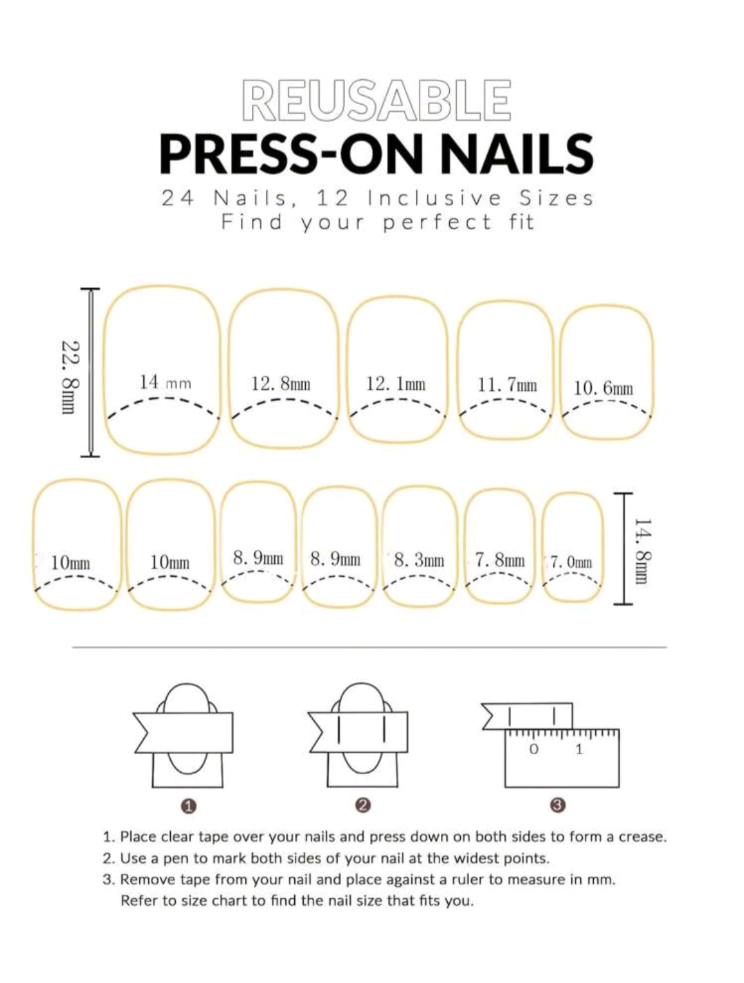 Manucure French Moderne 24 PCS