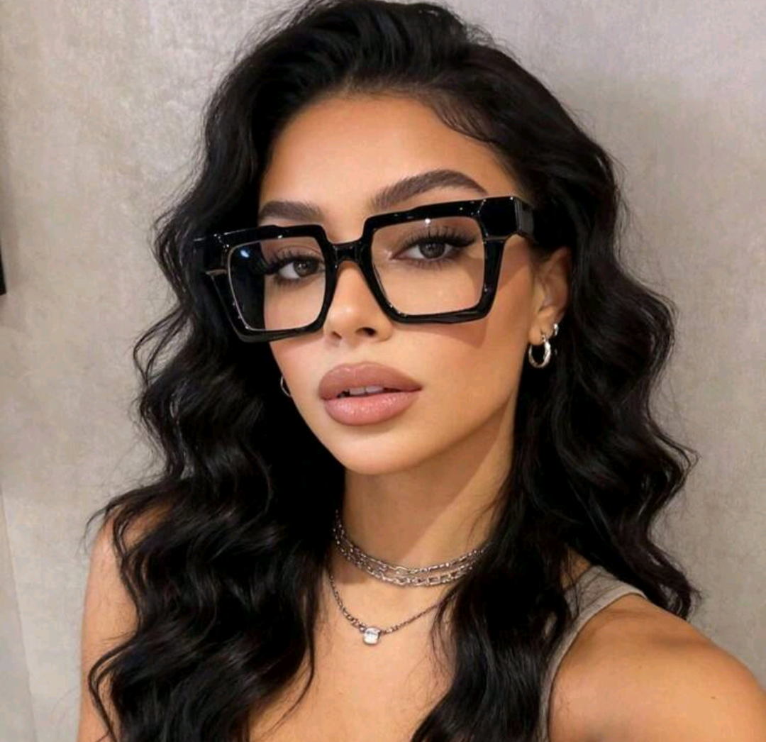 Lunettes carrées noires