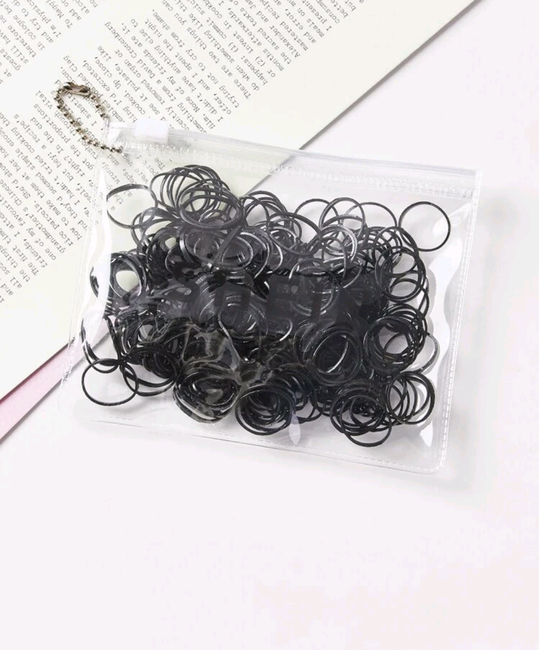 Élastiques à cheveux noirs