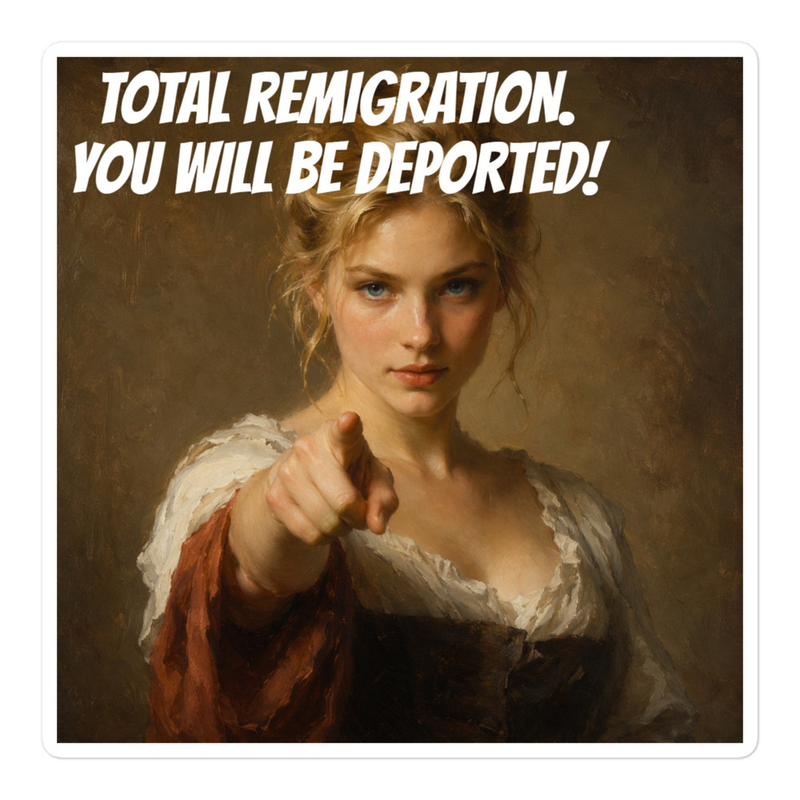 TOTAL REMIGRATION STICKERS
