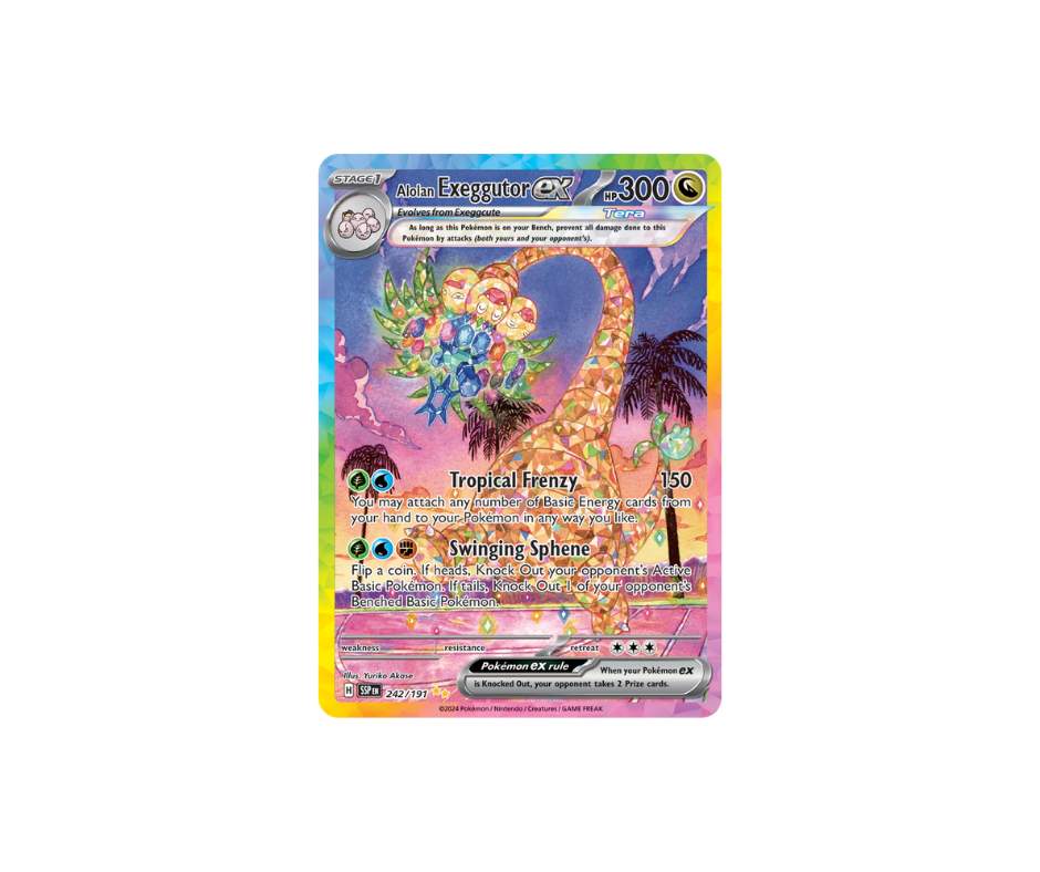 Alolan Exeggutor ex - 242/191 - Surgins Sparks