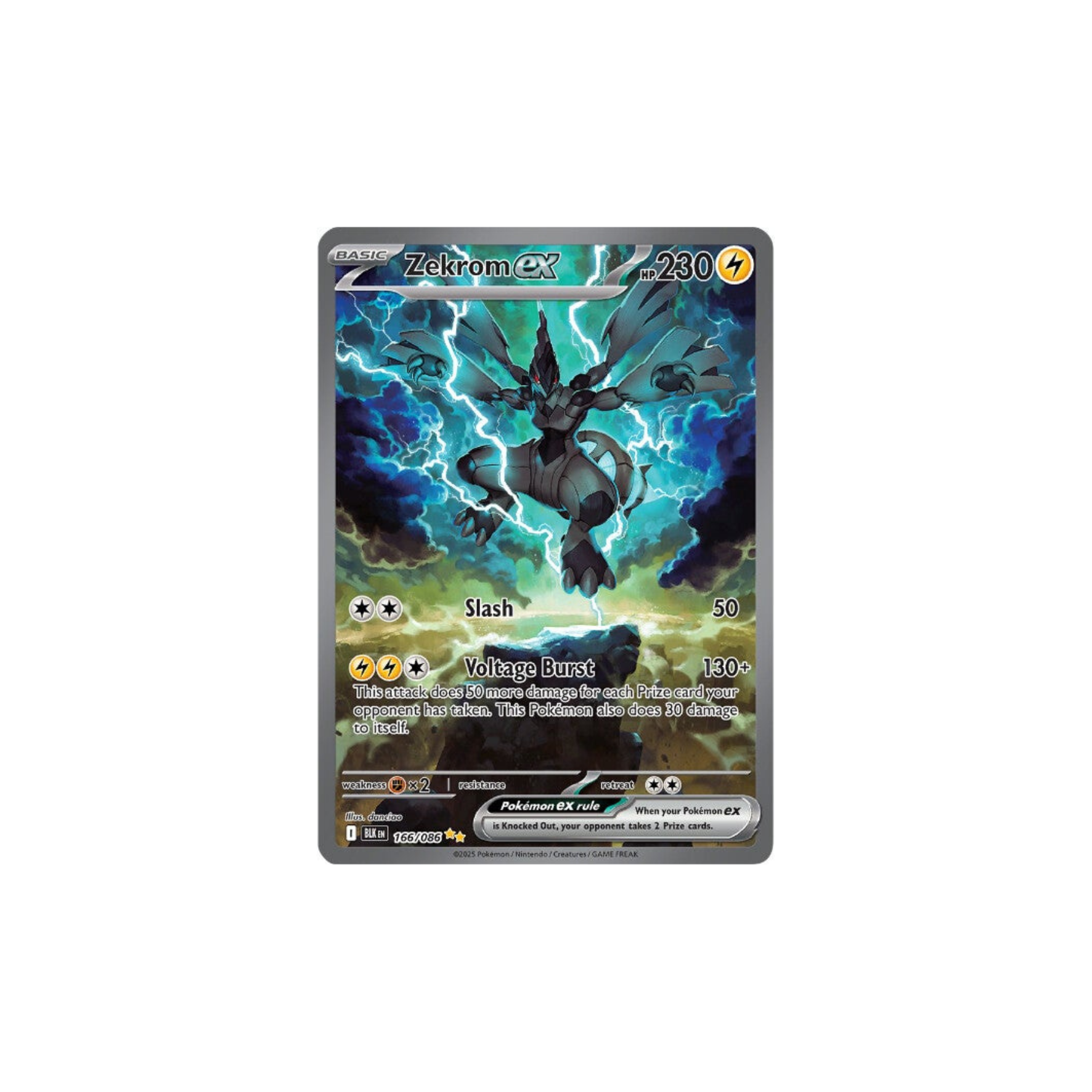 Zekrom ex - 166/086 - Black Volt
