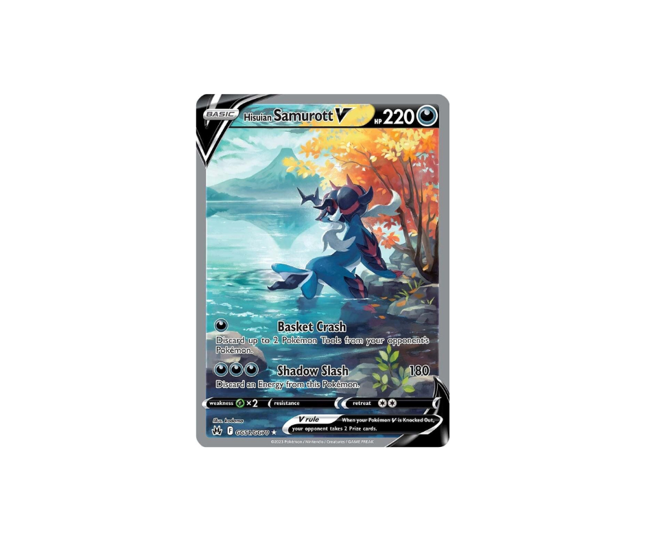 Hissuian Samurott V - GG51/GG70 - Crown Zenith