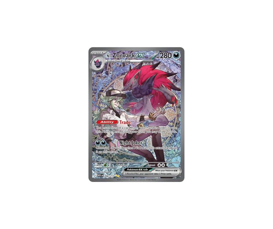N’s Zoroark ex - 286/217 - Ascended Heores