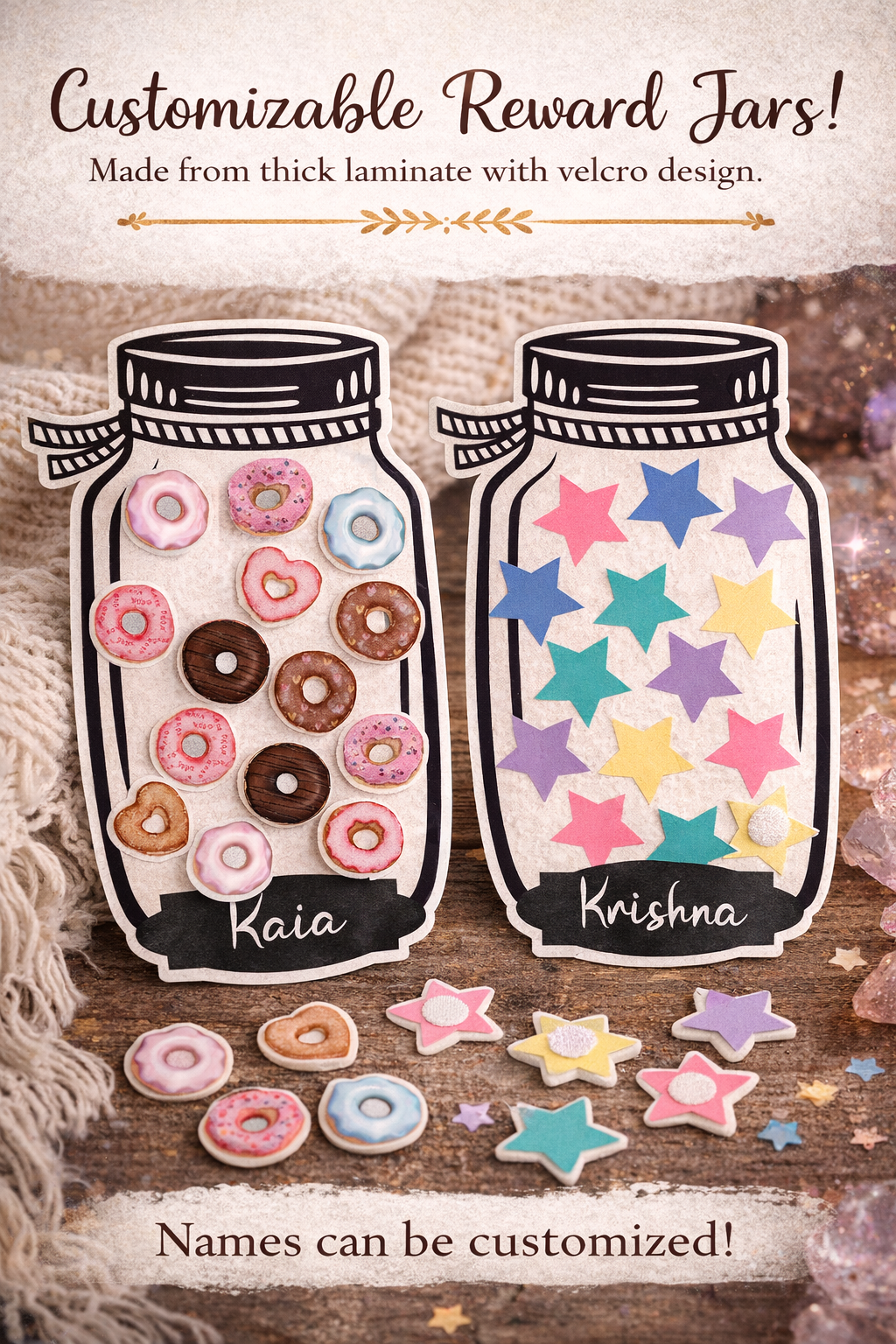 Customizable Reward Jars