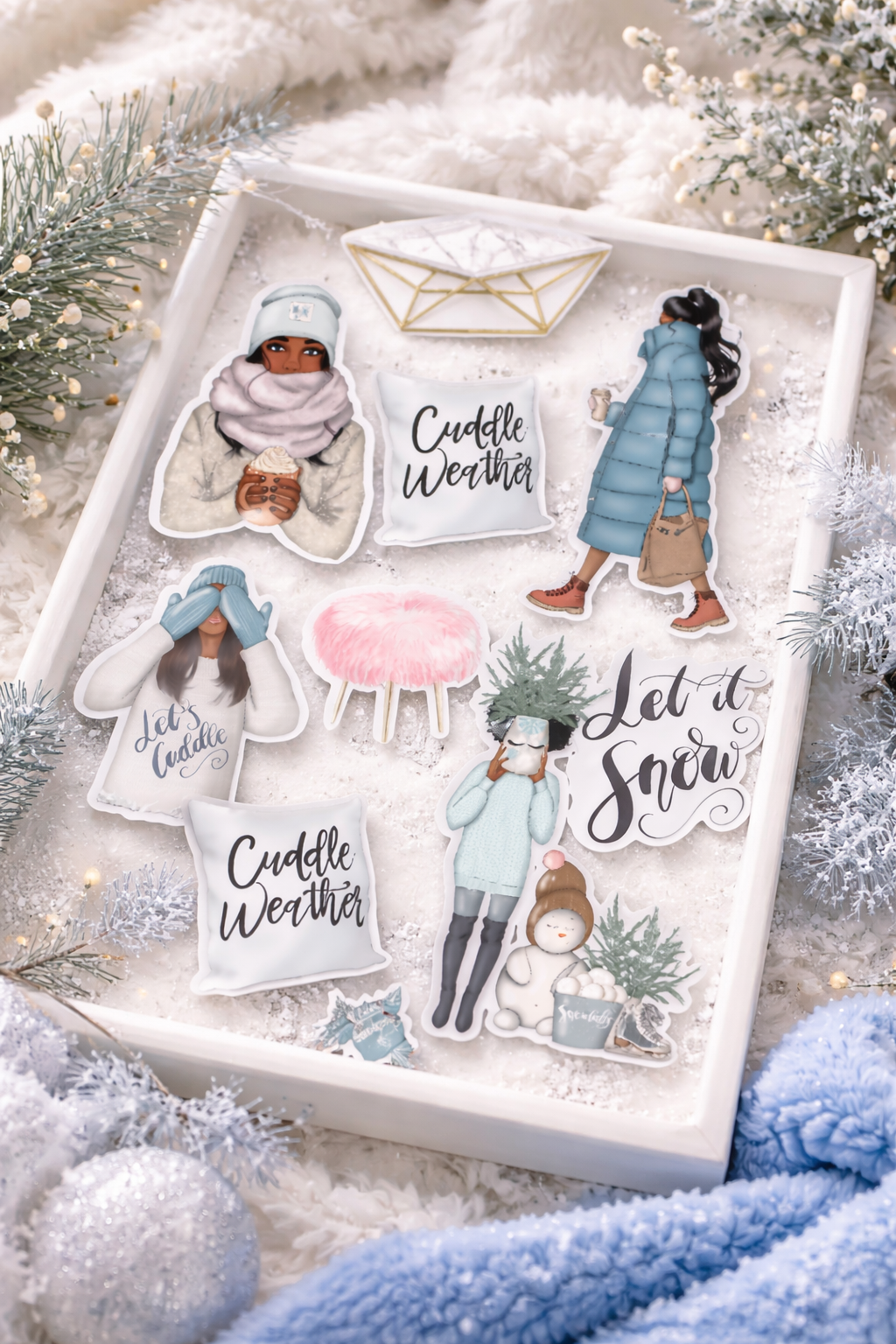 Winter Cozy Sticker Set