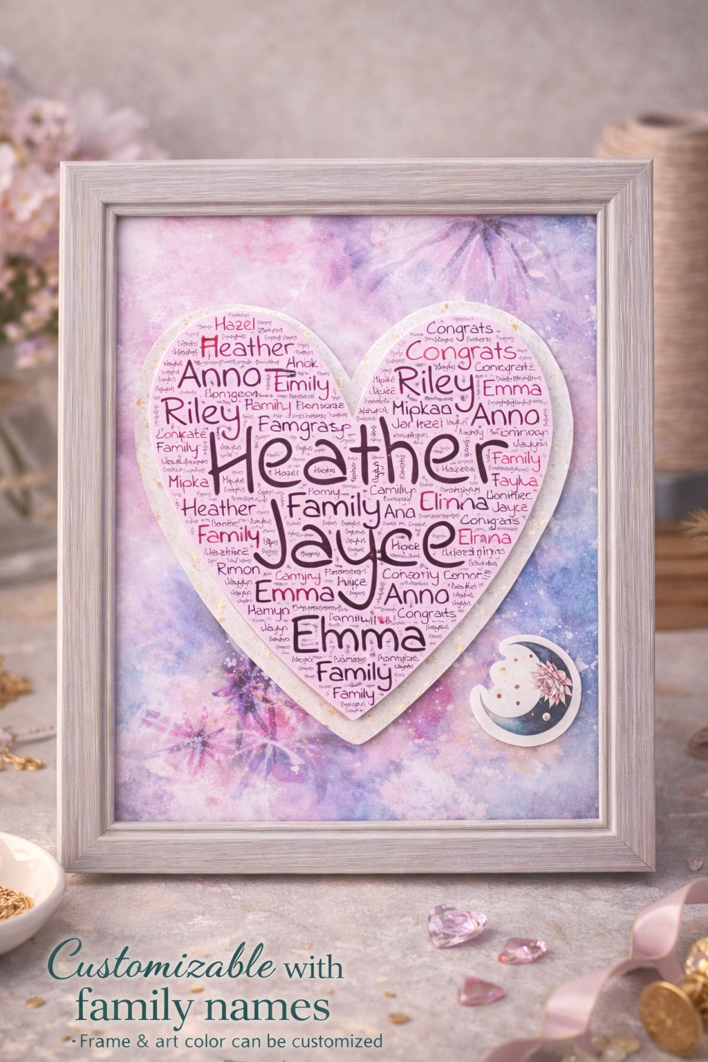 Personalized Family Name Art