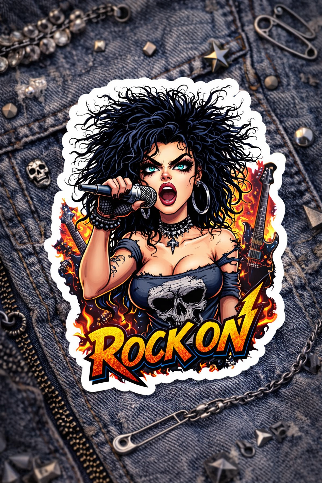 Rock On Sticker
