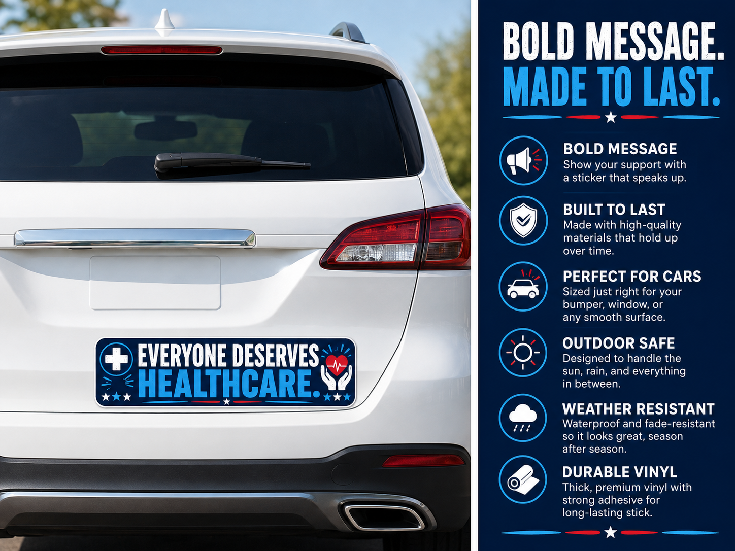 Healthcare Advocacy Vinyl Sticker