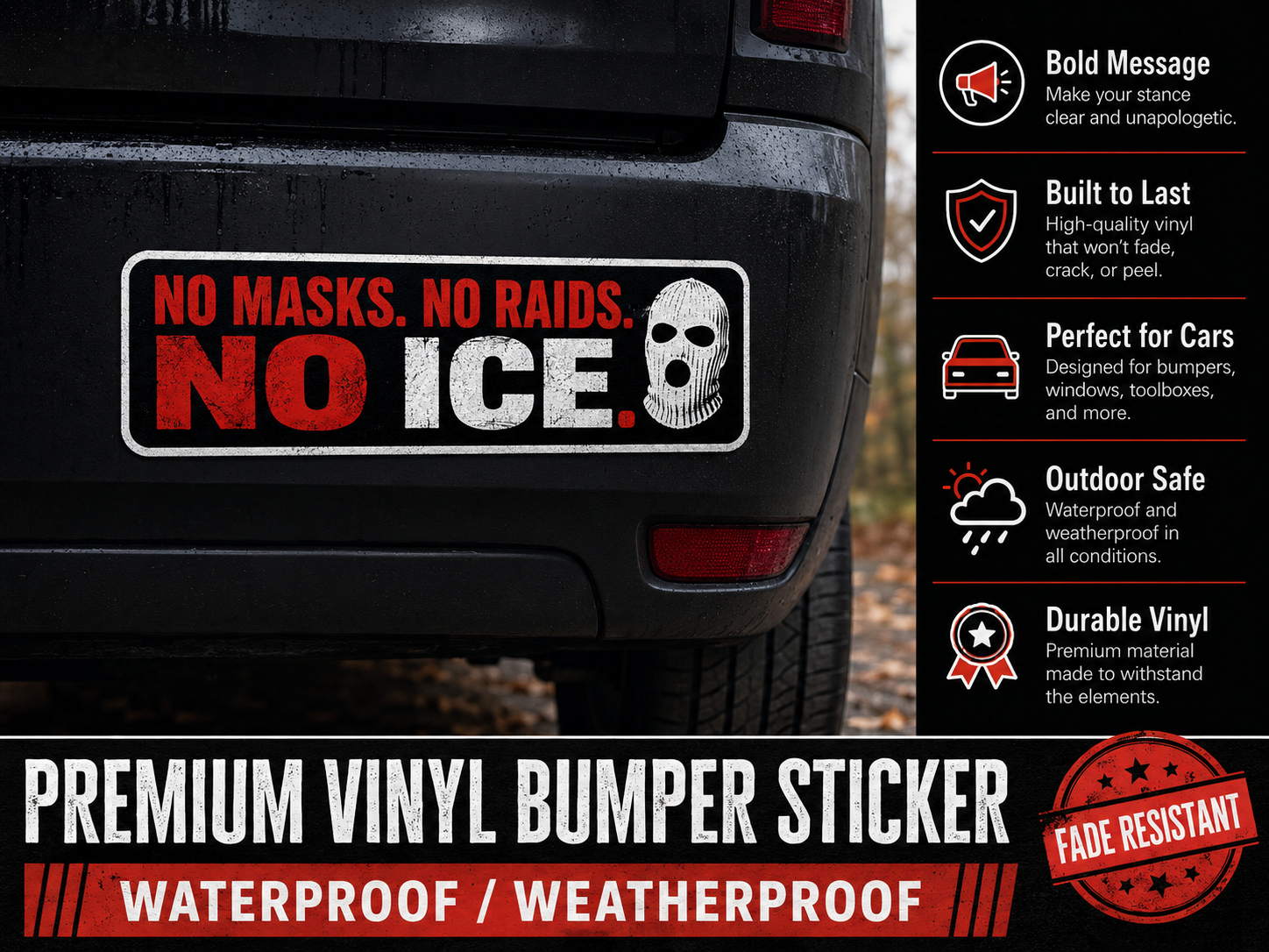 Premium Vinyl Bumper Sticker