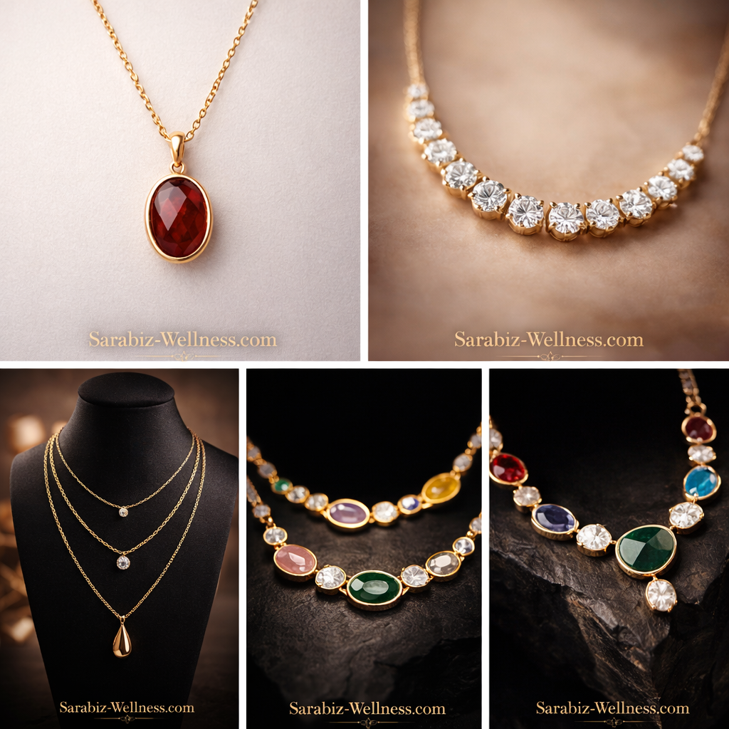Elegant Gemstone Necklace Collection