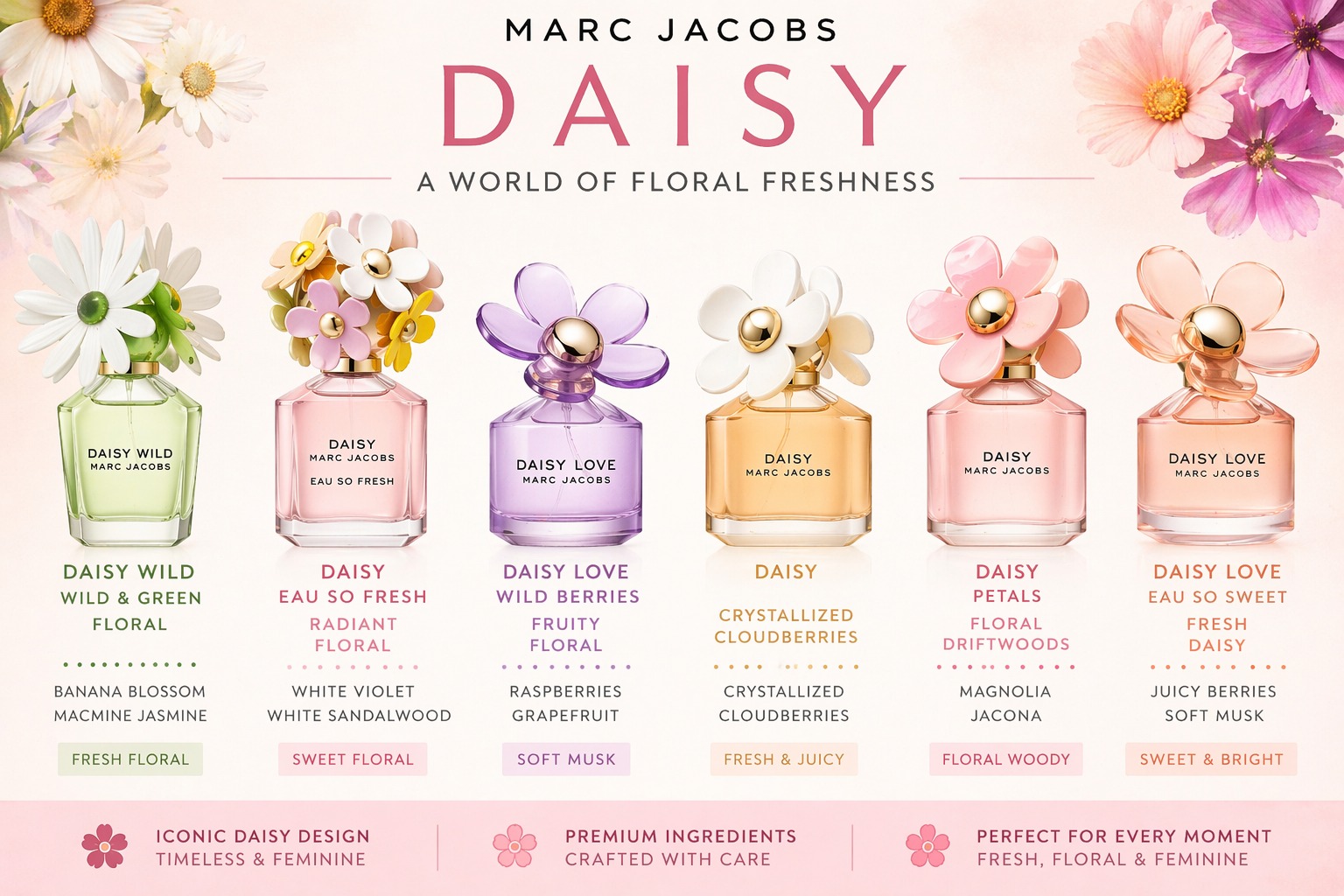 Marc Jacobs Daisy Fragrance Collection