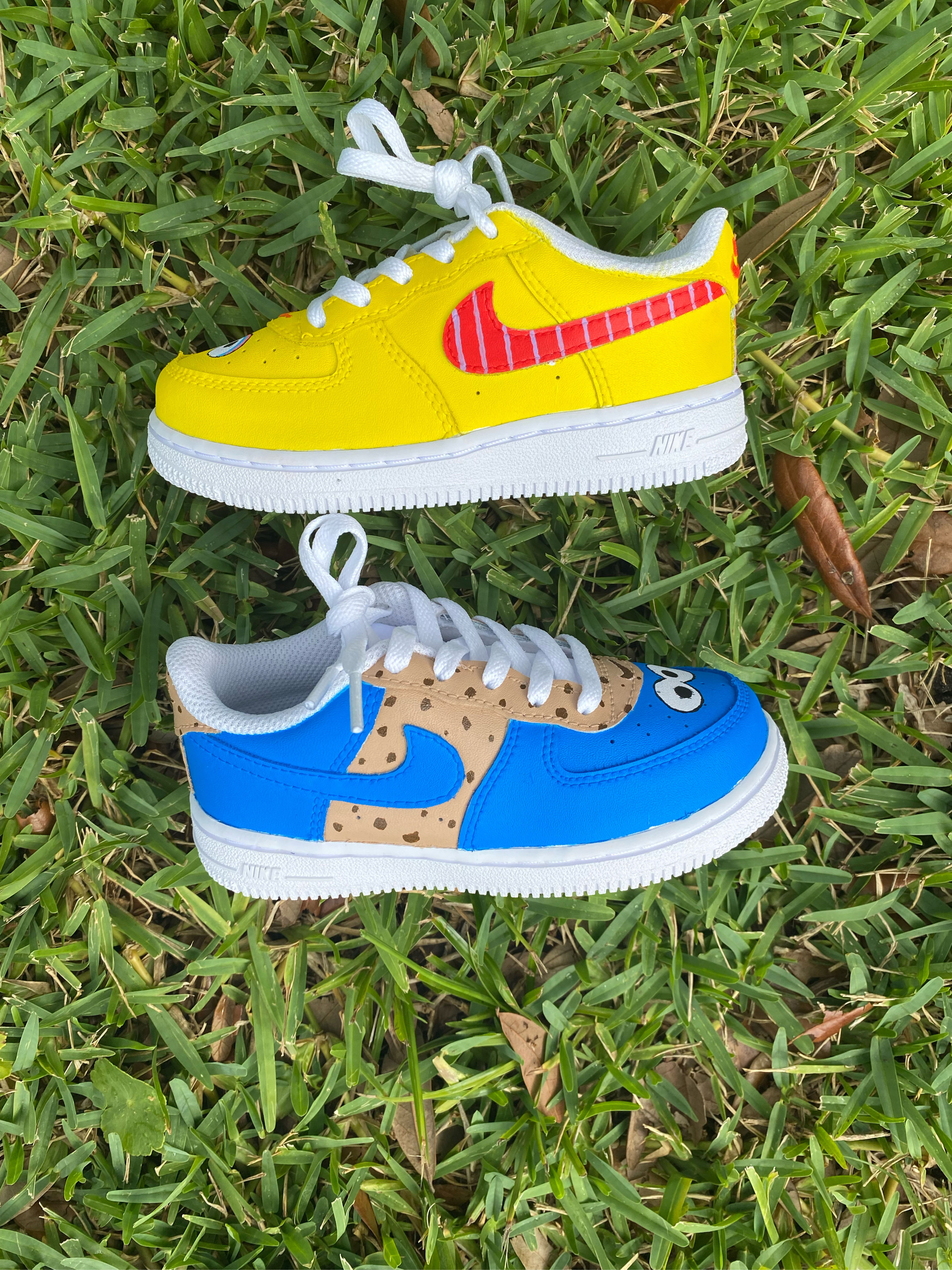 Custom Sesame Street Air Force 1