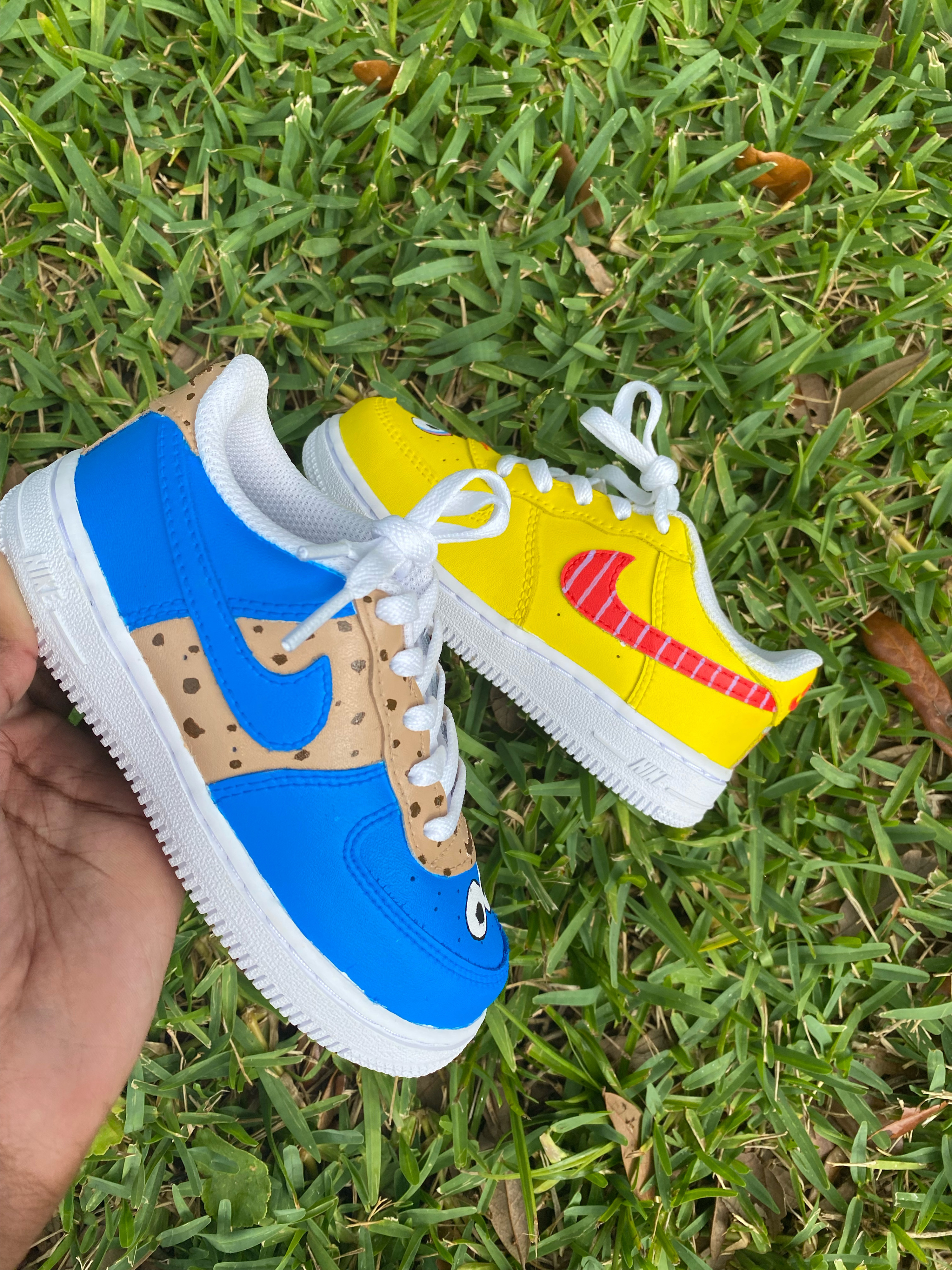 Custom Sesame Street Air Force 1