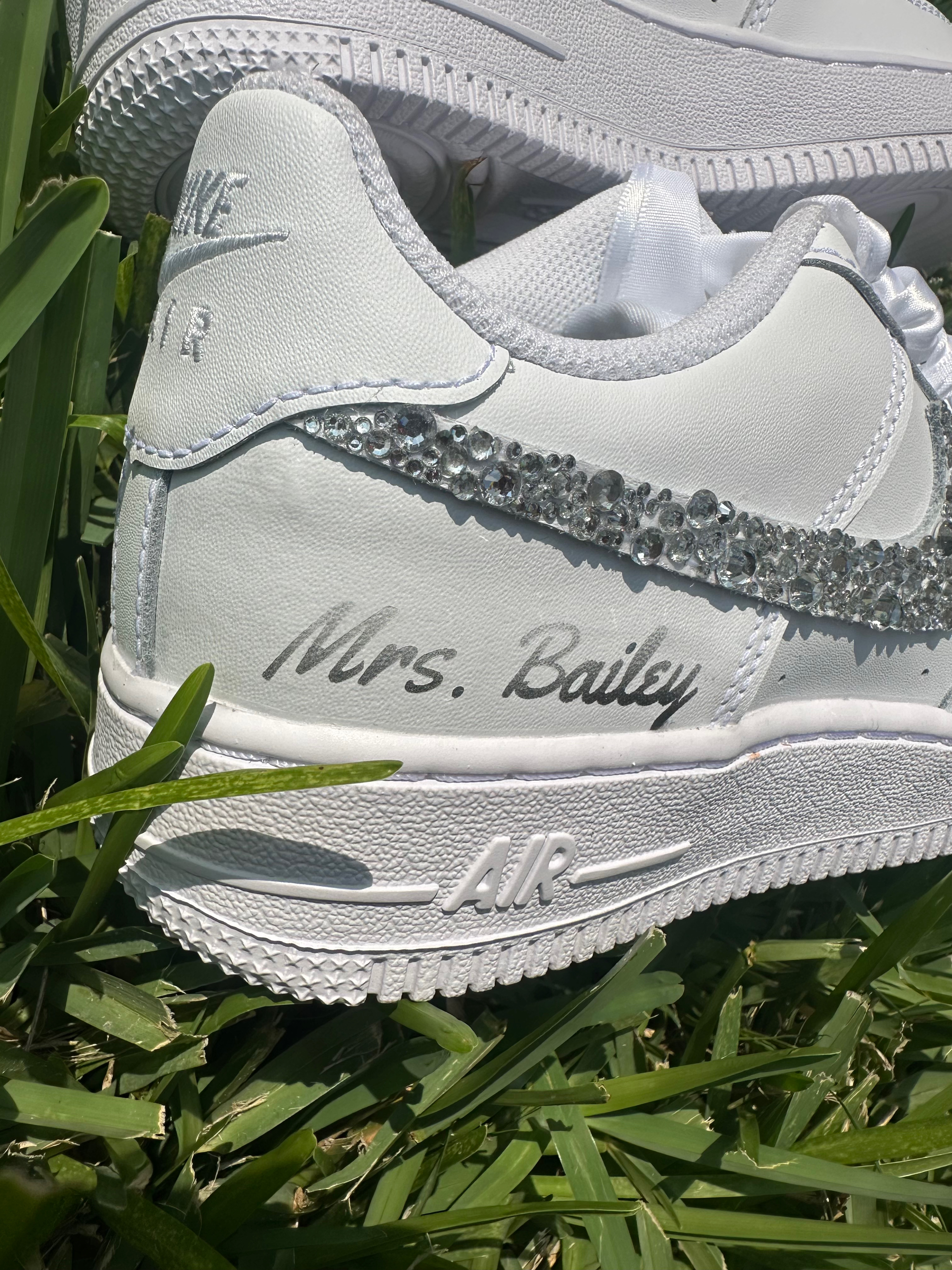 Custom Wedding Air Force 1