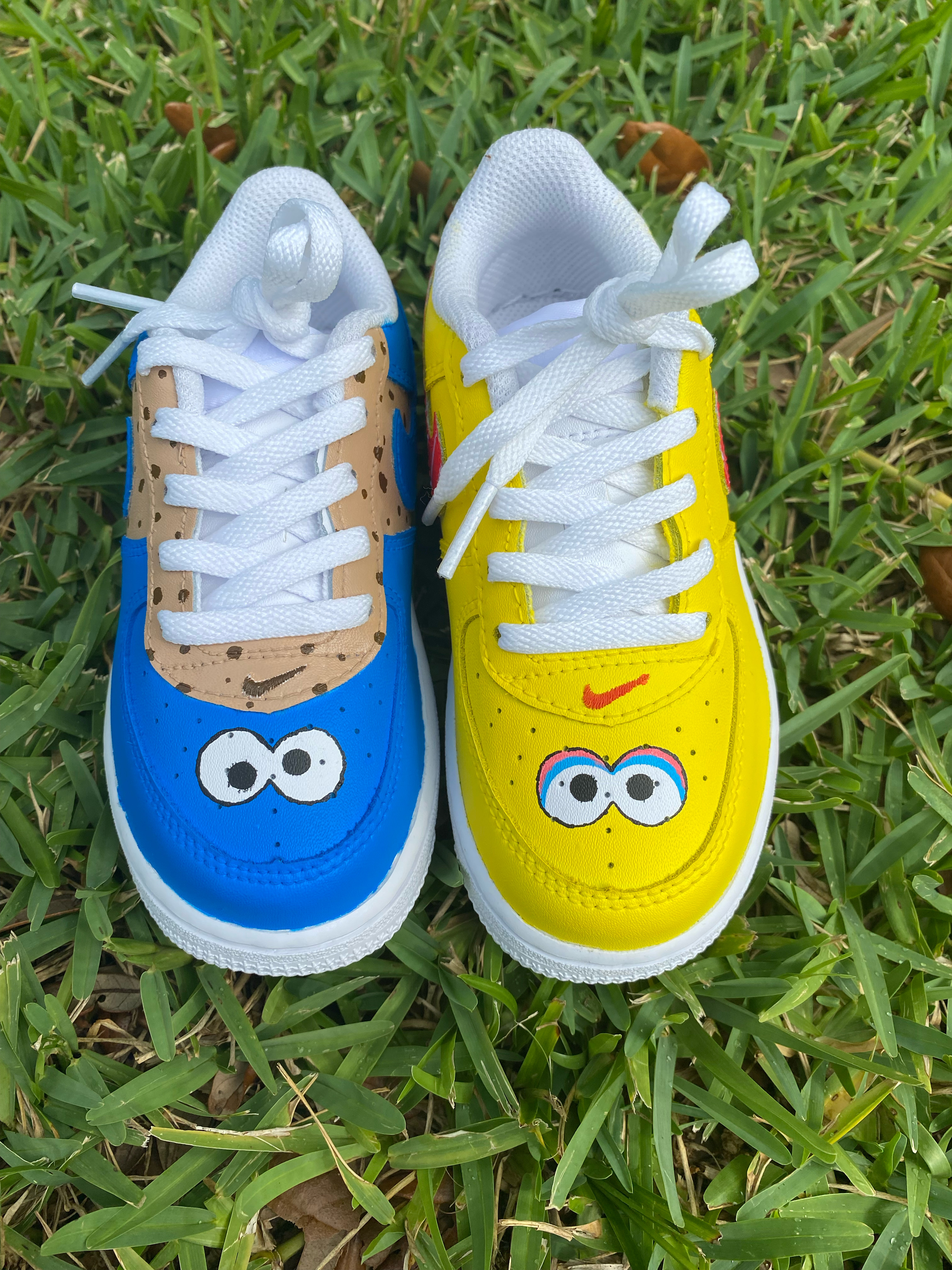Custom Sesame Street Air Force 1