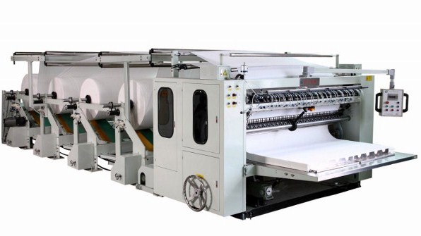 BP-T Series: Multi-Lane High-Speed Facial Tissue Interfolding System