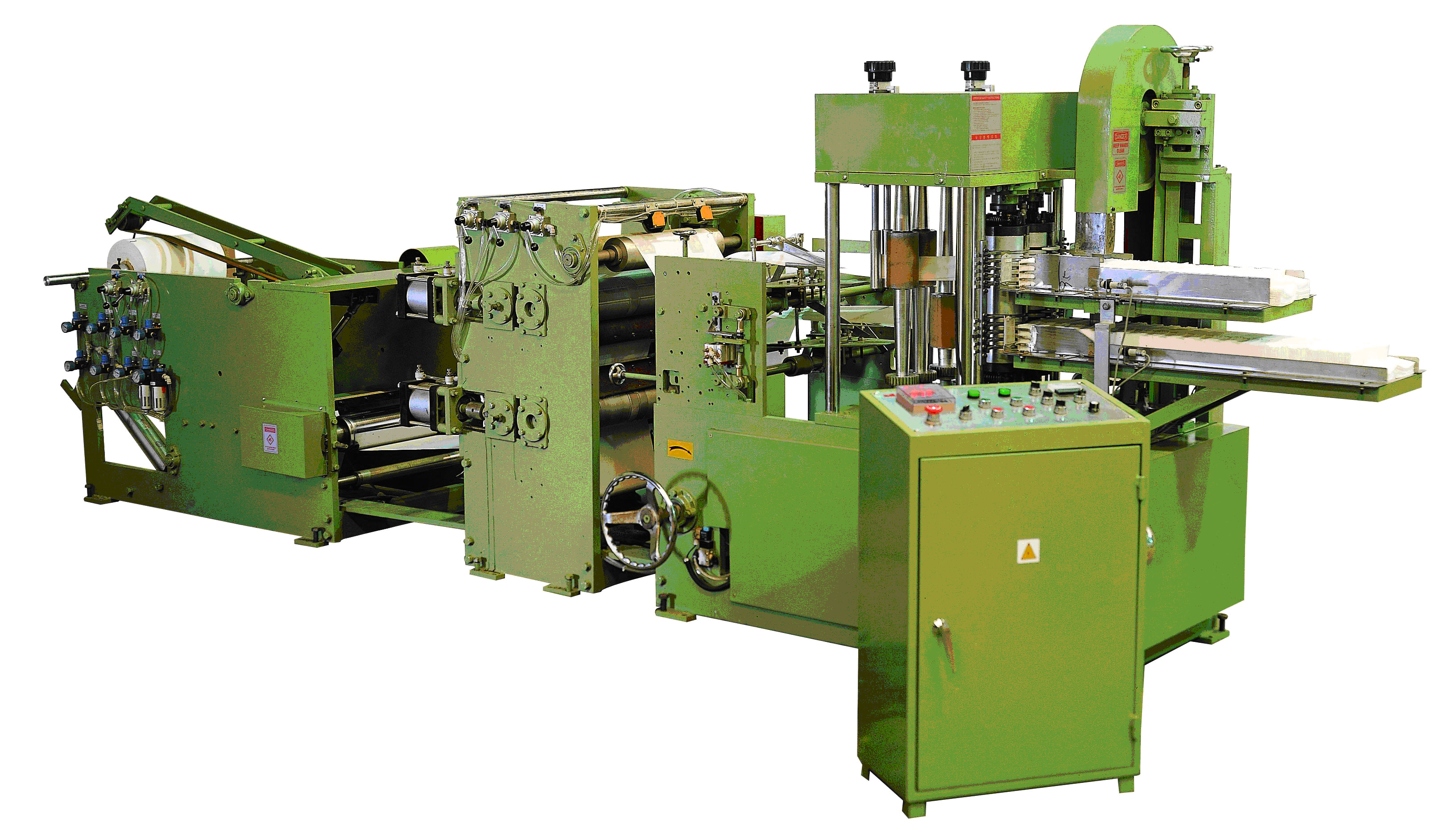 BP-330 Series: High-Speed 2-Color Printing Napkin Machine (1100 Sheets/Min)