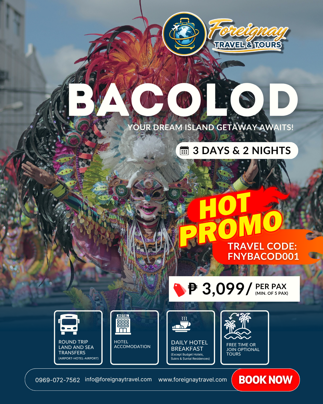 Bacolod Island Getaway Package